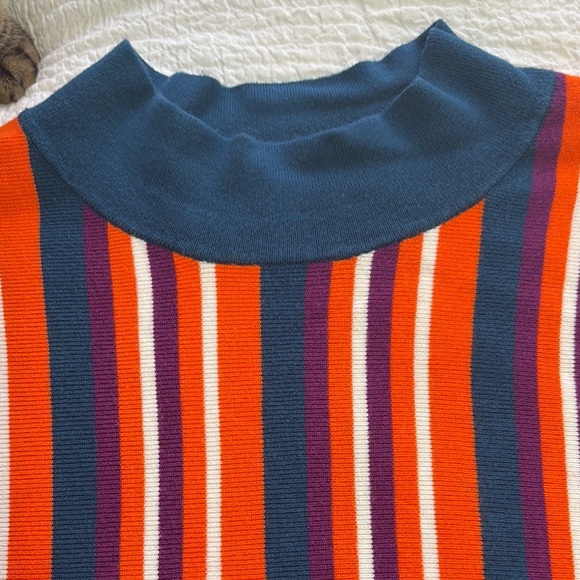 Victor Glemaud for Target Striped Multicolor Long Sleeve Top - Picture 2 of 5